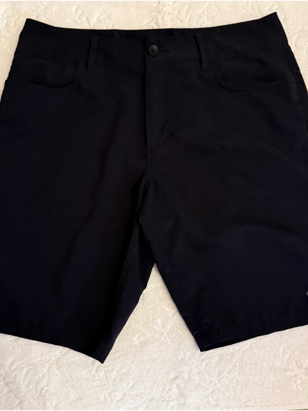 Oakley Black Flat-Front Men's Shorts